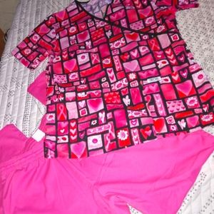 (9) Sets Womens Scrubs Size Sm & Md